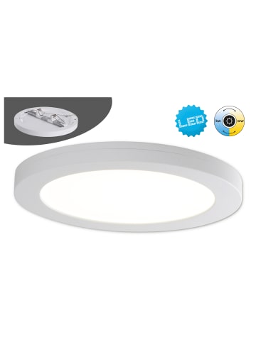 näve LED Deckenleuchte "BONUS" in weiß - EEK F