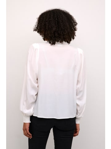 Kaffe Langarm-Bluse KAdorit Regular fit in Chalk