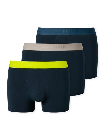 Schiesser Trunks 3er Pack in mehrfarbig