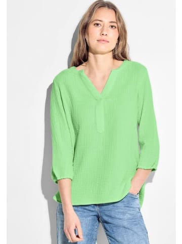Cecil Langarmbluse in matcha lime