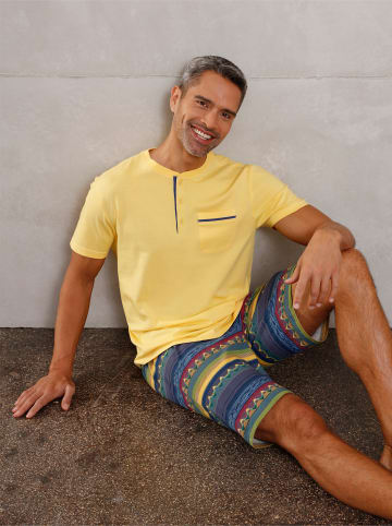 WITT WEIDEN Shortys in gelb + jeansblau