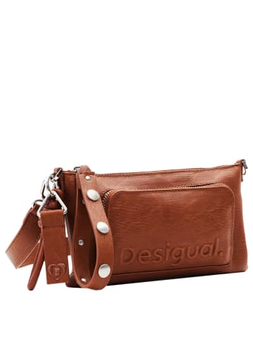 Desigual Half Logo Monica - Umhängetasche 24.5 cm (cuero west) in cuero west