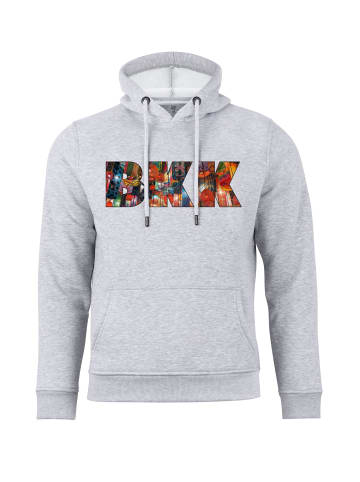 Cotton Prime® Skyline Hoodie "Bangkok" - Weltenbummler Kollektion in Grau-Melange