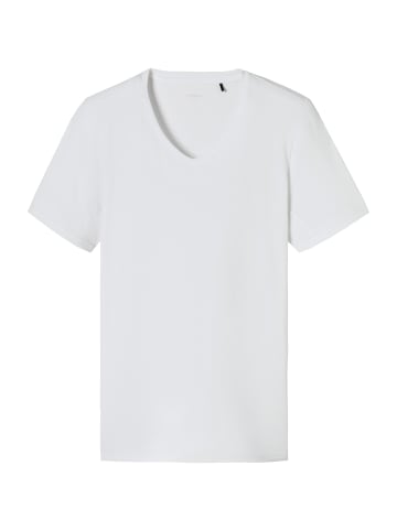 Schiesser T-Shirt Premium Cotton in Weiß