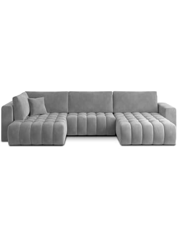 MF Design Bonita Recamiere Rechts in Hellgrau -  (L) 175 x (B) 350 x (H) 92 cm