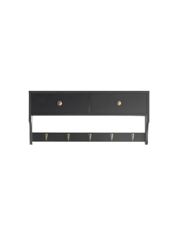 SoBuy Wandgarderobe in Anthrazit - (W) 15 x (H) 27 x (L) 60 cm