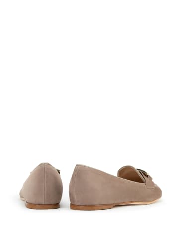 Wittchen Damenschuhe Mokassins Aus Leder Mit Flachem Absatz in Beige