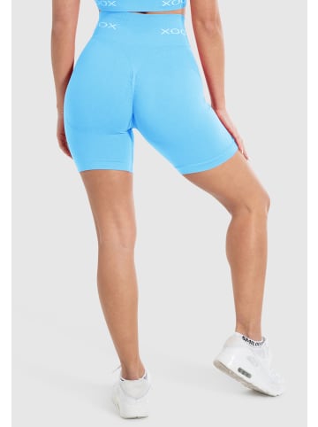 SMILODOX Shorts Scrunch Azura in Hellblau