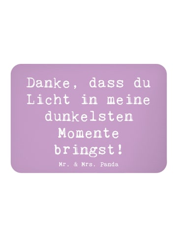 Mr. & Mrs. Panda Magnet Spruch Herztherapeut Licht mit Spruch in Lavendeltraum