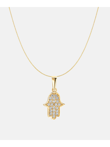Diamant L'éternel Halskette aus 585 Gelbgold