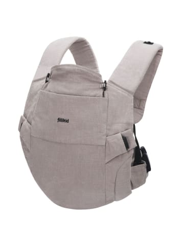 fillikid Babytrage Natural ab 3,5 -20 kg für Bauch-, in grau