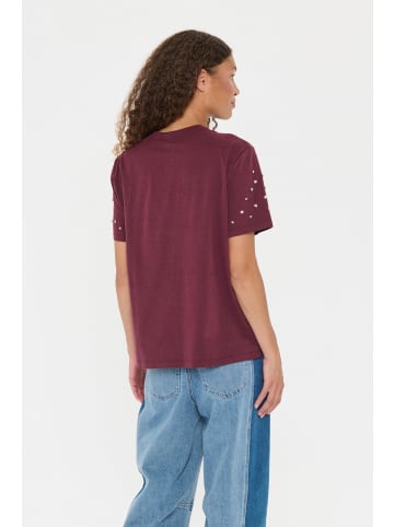 SAINT TROPEZ T-shirt LycianaSZ Oversize fit in Decadent Chocolate