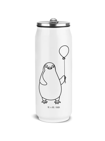 Mr. & Mrs. Panda Getränkedosen Trinkflasche Pinguin Luftballon o... in Weiß
