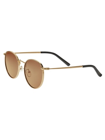 Simplify Polarisierte Sonnenbrille "Dade" in Gold/Braun