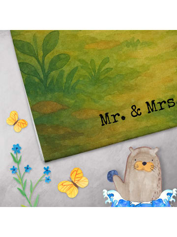 Mr. & Mrs. Panda Handtuch Schnecke Sir Design ohne Spruch in Weiß