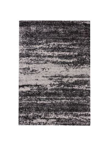KADIMA DESIGN Hochflor Teppich Ombre Muster, Abstrakt, Schlafzimmer in Anthrazit