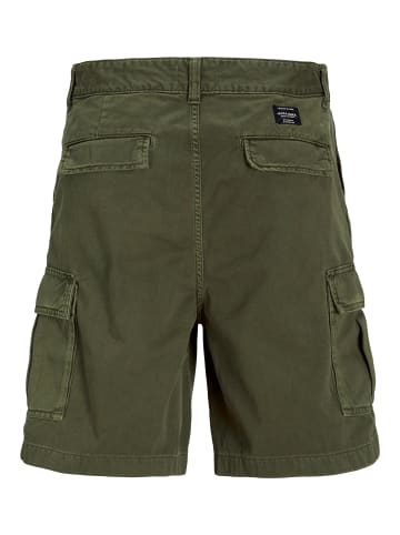 JACK & JONES PLUS Cargo Shorts in Olive Night