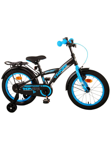 Volare Kinderfahrrad Thombike für Jungen 16 Zoll Kinderrad in Schwarz Blau 4 Jahre