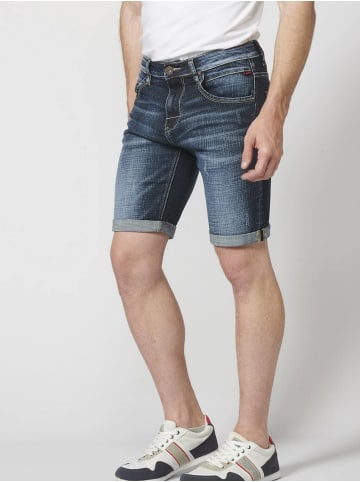 KOROSHI DENIM SHORTS REGULAR FIT in blau
