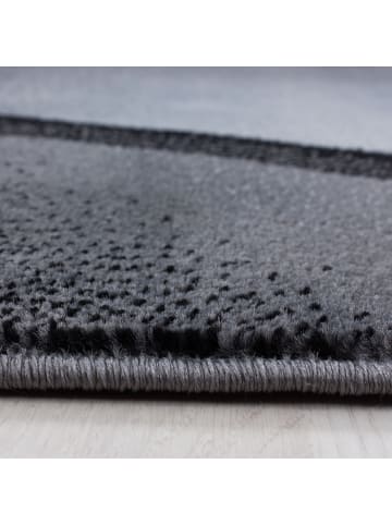 KADIMA DESIGN Teppich Kurzflor Waschbar Ombre INN Strapazierfähig OEKO-TEX in Schwarz