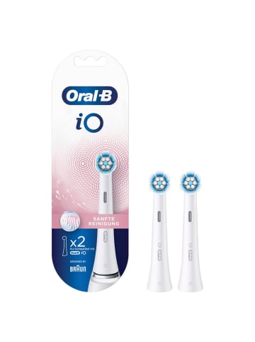 Oral-B Aufsteckbürsten iO Sanfte Reinigung in Weiß