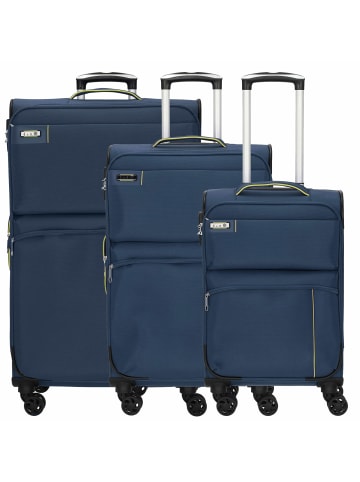 D&N Travel Line 6704 - Trolley-Set, 3tlg. in blau