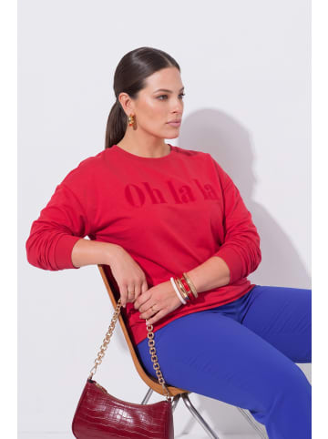 MIAMODA Sweatshirt in rot