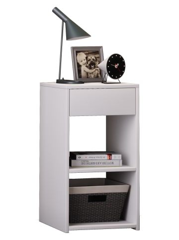 VCM  Holz Nachttisch Nachtschrank Sledo Schublade Maxi in Weiß