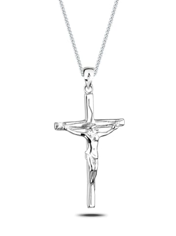 Elli Halskette 925 Sterling Silber Kreuz in Silber