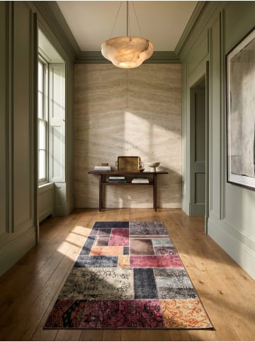 KADIMA DESIGN Teppich Flachgewebe Waschbar Patchwork PIZOL Strapazierfähig OEKO-TEX