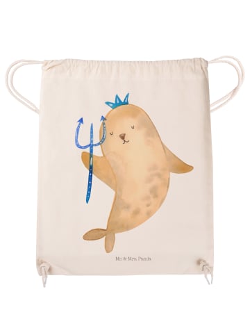 Mr. & Mrs. Panda Jutebeutel Sternzeichen Wassermann ohne Spruch in Creme