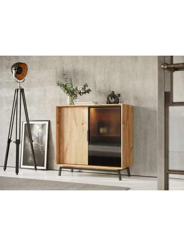 Feldmann-Wohnen Weinregal Modern Loft Eiche Natur 101 / 45 / 101cm
