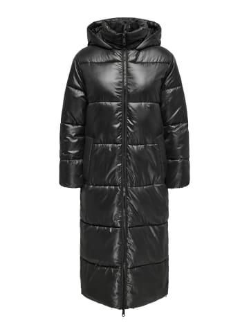JACQUELINE de YONG Lange Winter Steppjacke Warm und Cool in Schwarz