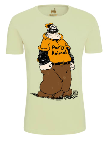 Logoshirt T-Shirt Popeye – Brutus Party Animal in grün