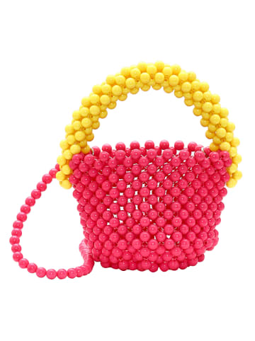 myMo Women Handbag in Pink Gelb Mehrfarbig