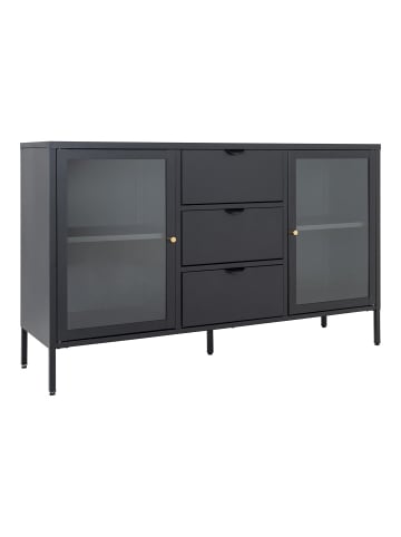 ebuy24 Sideboard Dalby Schwarz 140 x 40 cm