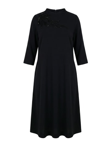 Ulla Popken Midikleid in schwarz