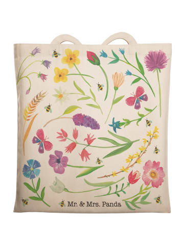 Mr. & Mrs. Panda Shopper Frühling mit Spruch in Bunt