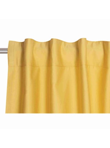 Schöner Wohnen Kollektion Blickdichter Schlaufenvorhang SOFT 1 in Gelb
