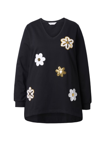 MIAMODA Sweatshirt in schwarz