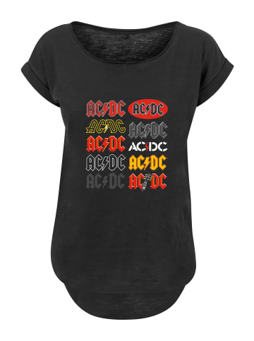 F4NT4STIC T-Shirt AC/DC Multi-Logo in schwarz