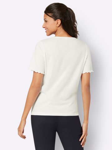 Sieh an! Kurzarm-Shirt in ecru