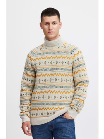 BLEND Rollkragenpullover Pullover 20716107  Cooler Rollkragenpullover mit Norweger-Optik in Beige