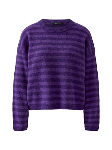 Oui Pullover in dk violett violett