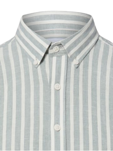 Lindbergh Freizeithemd in aqua ecru - 0001