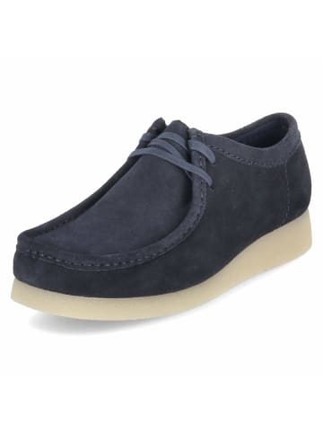 Clarks Schnürhalbschuh in blau