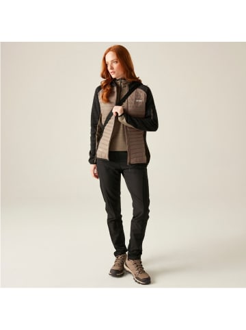 Regatta Hybrid Strickfleecejacke Newhill mit Kapuze in Braun