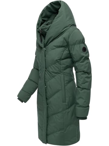 ragwear Steppmantel Natalka Soft YOUMODO in Pine Green