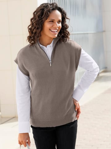 WITT WEIDEN Pullunder in taupe