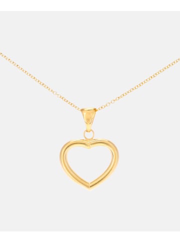 Vanlere Halskette mit Anhänger aus 375 Gelbgold Herz-Design